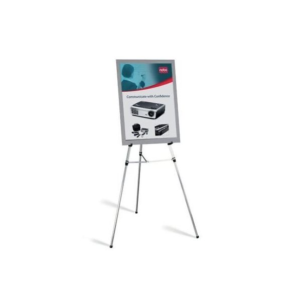 Nobo Lightweight Telescopic Adjustable Display Easel, Q50E, Silver