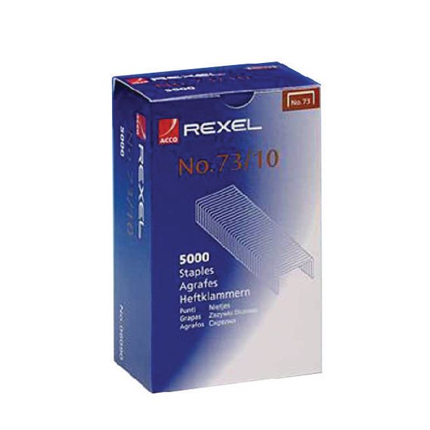 Rexel Staples No 73/10, 10mm, Pack of 5000 