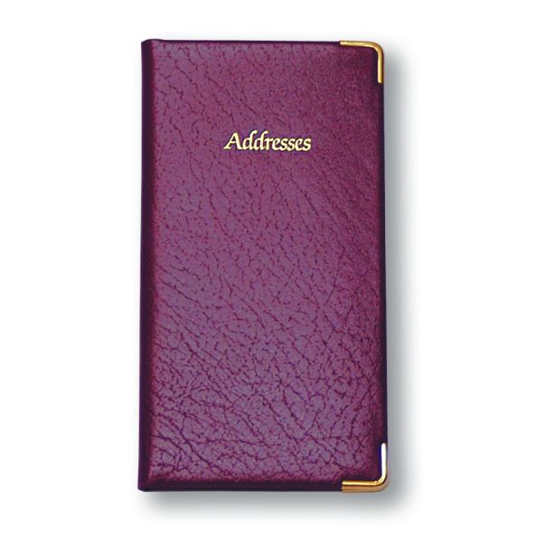 Montana Grain Leather Slim Pocket Address Books