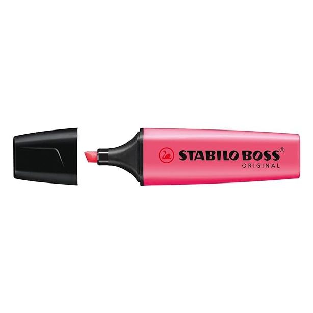 Stabilo Boss Original Highlighter Pen, Pink