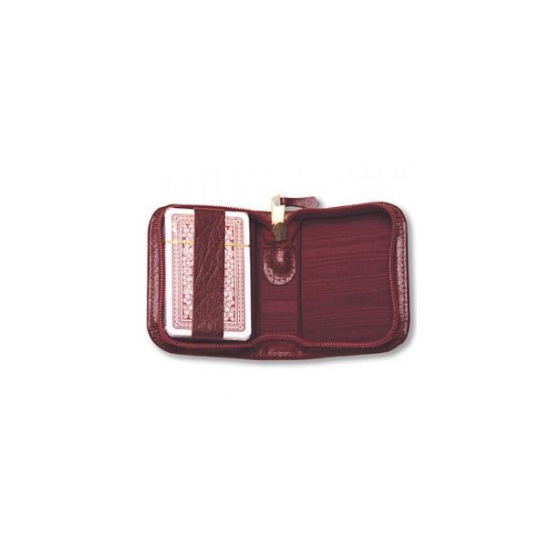 Montana Grain Leather Playing Cards Case - Single