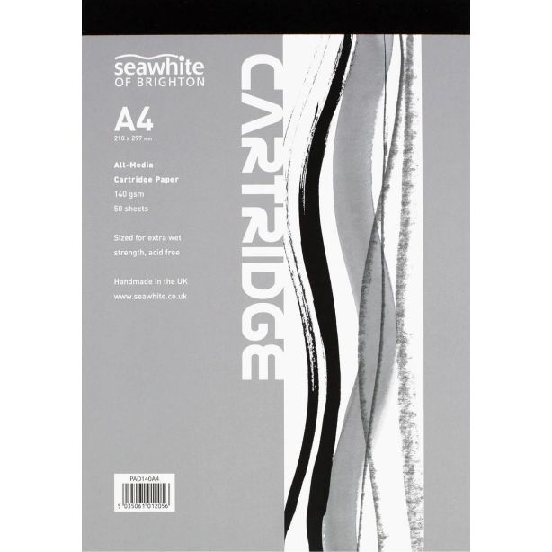 Seawhite A4 Cartridge Pad, 140gsm, 50 leaves