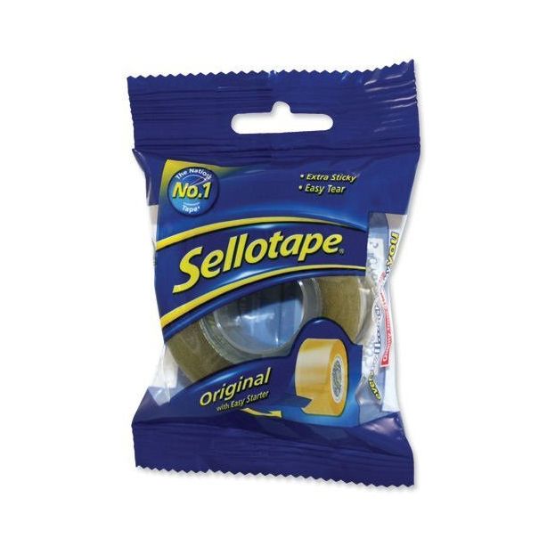 Sellotape Original Clear Tape 24mmx33m