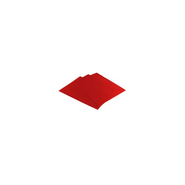 Polypropylene Cut Back Folders. Red. Pack of 10