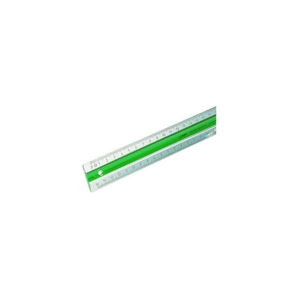 Linex 30cm Super Ruler, Metric with Rubber Strip 