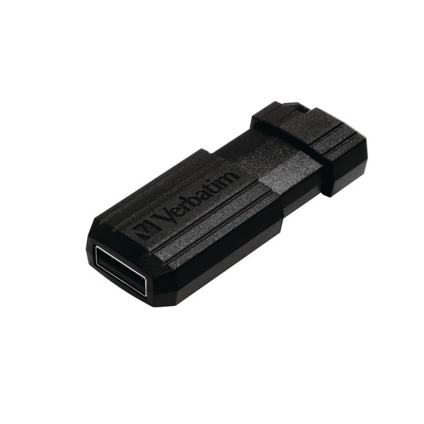 Verbatim Black Pinstripe USB Drive 64GB