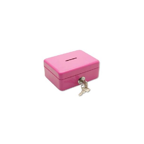 Helix Mini Money Box. W91. 4'' / 10cm. Pink