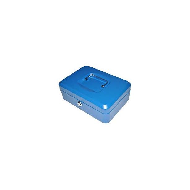 Zip Blue Cash Box, 12 inch, 320 x 225 x 90mm, 