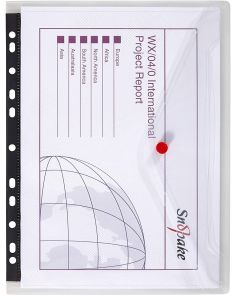 Snopake Ringbinder Wallet Standard A4 Classic Clear