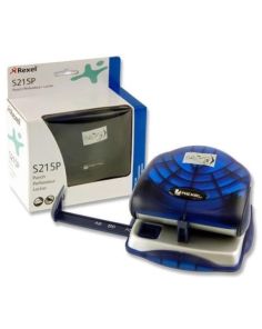 Rexel 2 Hole Punch, S215P, Translucent Blue