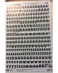 Letraset Black 3096 60pt. Belwe Bold 15.0mm