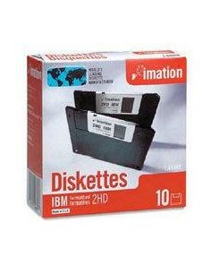 Imation Diskette 3.5 inch DSHD IBM Formatted Pack of 10 