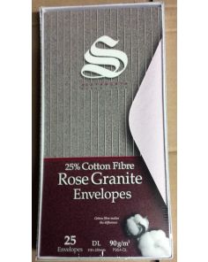 Southworth Granite Rose 25 DL Envelopes 