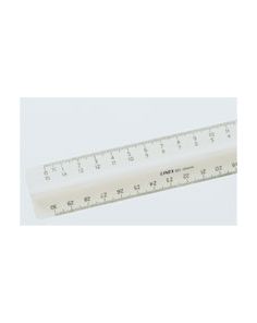 Linex Ruler With Grip, 30cm, 2 Bevels