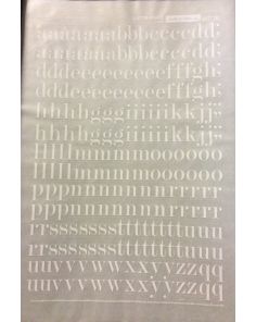 Letraset White 741 72pt. Modern No. 20