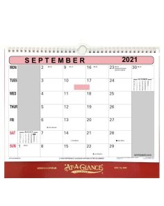 At-a-Glance Wall Flipover Month Per Page Memo Calendar 2025