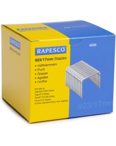 Rapesco Staples. 923 Series. 17mm. Pack of 4000 