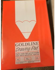 Goldline Drawing Pad, A2, 90gsm, 50 Sheets