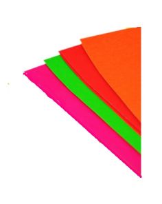 Fluorescent Card Large Sheets Royal Size 250gsm