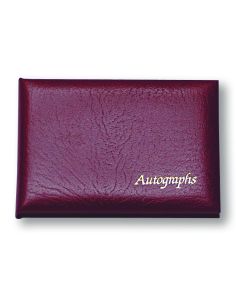 Montana Grain Leather Autograph Book