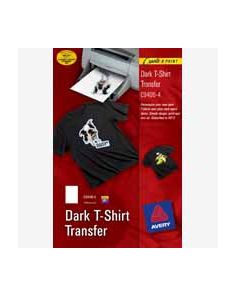 Avery Dark T-Shirt Transfer, Pack of 4