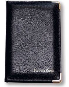 Montana Grain Leather Business Card Files