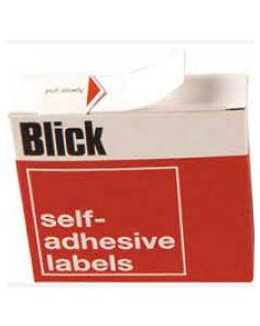 Blick Labels in Dispenser 19 x 25mm White Pack of 1200