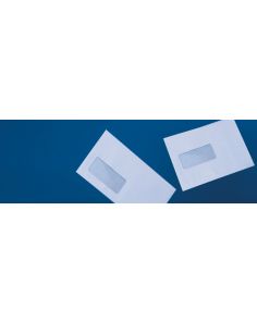 Communiqué Peel and Seal Envelopes White Window 100gsm C5 (229 x 162mm) Pack of 500 