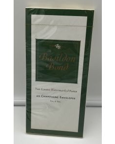 Basildon Bond Champagne Envelopes 89 x 187mm Peel and Seal Pack of 20