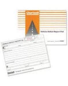 Chartwell Vehicle Defect Report Pad