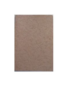 Clairefontaine A4 Ruled Notebook with Semi Rigid Light Brown Leathergrain Cover