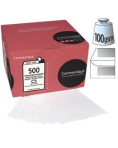 Communiqué Peel & Seal Quality White Envelopes