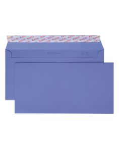 Elco Violet Envelopes, DL (229 x 114mm),  Peel & Seal, Pack of 25