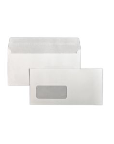 Communiqué Peel and Seal Envelopes White Window 100gsm DL (220 x 110mm) Pack of 500 