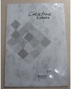 Elco Creative Colours Writing Pad. Grey Marble. 100gsm. Pad of 30 sheets