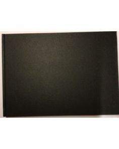 Goldline Sketch Book, A4 Landscape, 64 Leaves, Black Cover