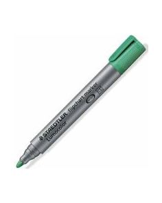 Staedtler Flipchart Marker. Green. Pack of 10