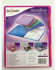 Snopake StoreBox A4 Electra Pink