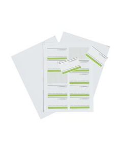 Q Connect Dry Peel Printable Business Cards 25 sheets per pack (250 cards)