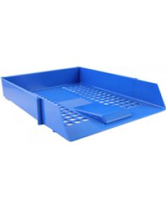 Q Connect Plastic Letter Tray, Blue 