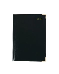 Q Connect 2019 Executive Diary, A5 Day Per Page, Black