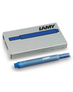 Lamy T10 Blue Ink Cartridges, Pack of 5