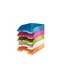 Leitz Wow Range - Metallic Letter Trays