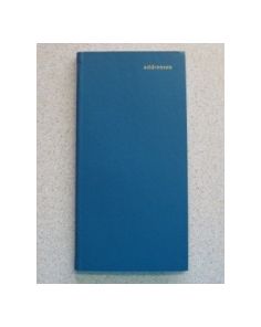 Letts Slim Telephone/Address Book. H170 x W85mm. Teal