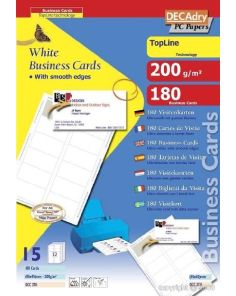 Decadry Business Cards, 200gsm, Pack of 180