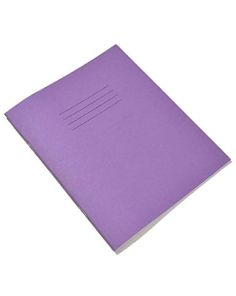 Rhino 9 x 7 inch Ruled Exercise Book, Purple Cover