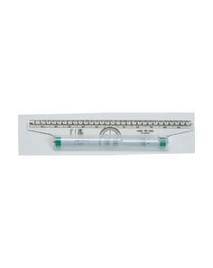 Linex Rolling Ruler 30cm, 180° Protractor, Length:300mm