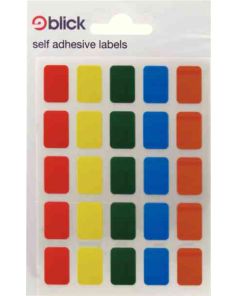 Coloured Rectangular Labels