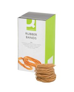 Q Connect Rubber Bands No. 19 88.9x1.6mm, 500g