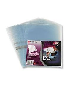 Rexel Nyrex Heavy Duty Pocket PVC Clear